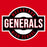 Close-up view of MacArthur High School Generals Red Classic Unisex T-shirt 011
