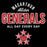 Vintage-style logo with 'MacArthur Allstar Generals' text and star design on a black background - Design 040