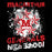 Close-up view of MacArthur High School Generals Black Premium Unisex T-shirt 205