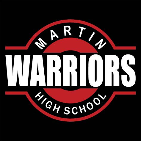 Martin High School Black Classic Hoodie 11