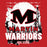 Close-up view of Martin High School Warriors Red Classic Unisex T-shirt 202