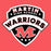 Close-up view of Martin High School Warriors Women's Relaxed Fit T-shirt 221