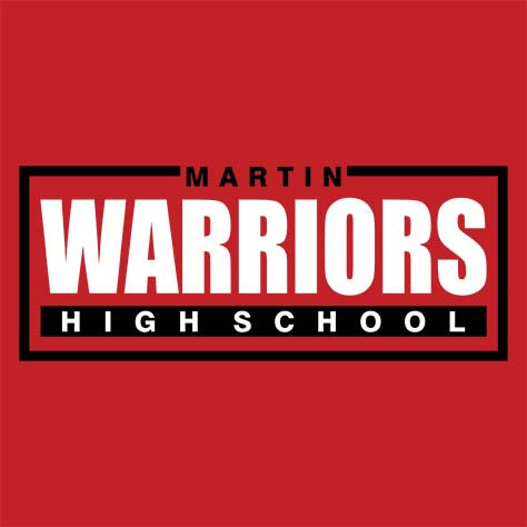 Martin High School Red Classic Hoodie 49