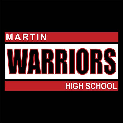 Martin High School Black Classic Hoodie 98