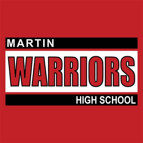 Martin High School Red Classic Hoodie 98