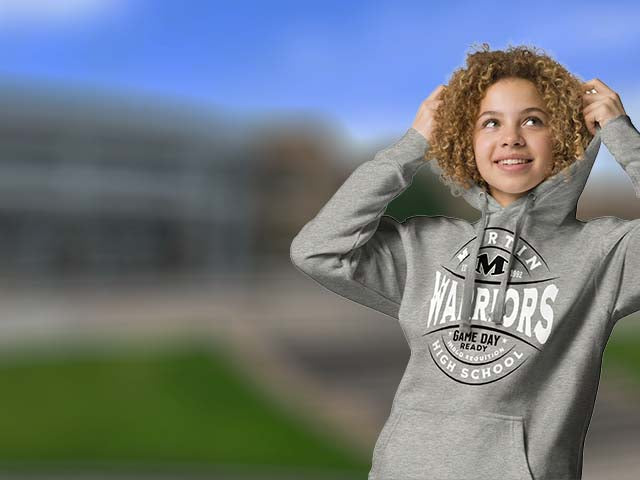 Martin High School Warriors Premium Hoodies All Products Page