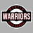 Close-up view of Martin High School Warriors Unisex 3/4 sleeve Raglan T-shirt 011