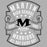 Close-up view of Martin High School Warriors Unisex 3/4 sleeve Raglan T-shirt 207