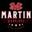 Close-up view of Martin High School Warriors Black Classic Unisex T-shirt 217