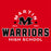 Close-up view of Martin High School Warriors Red Classic Unisex T-shirt 222