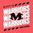 Close-up view of Martin High School Warriors Women's Relaxed Fit T-shirt 223