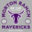 Close-up of Morton Ranch High School Mavericks Premium Carbon Grey Hoodie 217