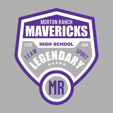 Morton Ranch High School Sports Grey Classic T-shirt 14