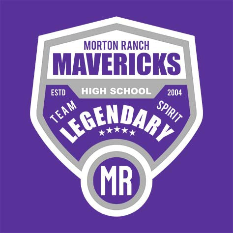 Morton Ranch High School Purple Unisex T-shirt 14
