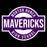 Close-up view of Morton Ranch High School Mavericks Black Classic Unisex T-shirt 011