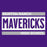 Close-up view of Morton Ranch High School Mavericks Purple Classic Unisex T-shirt 098