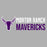 Close-up view of Morton Ranch High School Mavericks Grey Classic Unisex T-shirt 200