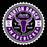 Close-up view of Morton Ranch High School Mavericks Unisex 3/4 sleeve Raglan T-shirt 203