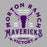 Close-up view of Morton Ranch High School Mavericks Grey Classic Unisex T-shirt 206