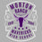 Close-up view of Morton Ranch High School Mavericks Grey Classic Unisex T-shirt 207