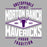 Close-up view of Morton Ranch High School Mavericks Women's Relaxed Fit T-shirt 210