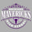 Close-up view of Morton Ranch High School Mavericks Grey Classic Unisex T-shirt 211