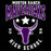 Close-up view of Morton Ranch High School Mavericks Women's Relaxed Fit T-shirt 213