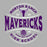 Close-up view of Morton Ranch High School Mavericks Women's Relaxed Fit T-shirt 218