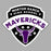 Close-up view of Morton Ranch High School Mavericks Women's Relaxed Fit T-shirt 221