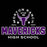 Close-up view of Morton Ranch High School Mavericks Women's Relaxed Fit T-shirt 222