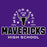 Close-up view of Morton Ranch High School Mavericks Purple Classic Unisex T-shirt 222