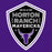 Close-up view of Morton Ranch High School Mavericks Purple Classic Unisex T-shirt 225
