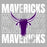 Close-up view of Morton Ranch High School Mavericks Women's Relaxed Fit T-shirt 233