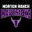 Close-up view of Morton Ranch High School Mavericks Women's Relaxed Fit T-shirt 234