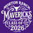 White text 'Morton Ranch Mavericks Class of 2026' on a purple background