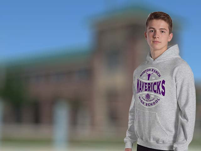 Morton Ranch High School Mavericks Classic Hoodies  All Products Page