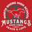 Close-up view of North Shore High School Mustangs Red Classic Unisex T-shirt 206