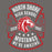 Close-up view of North Shore High School Mustangs Dark Grey Classic Unisex T-shirt 207