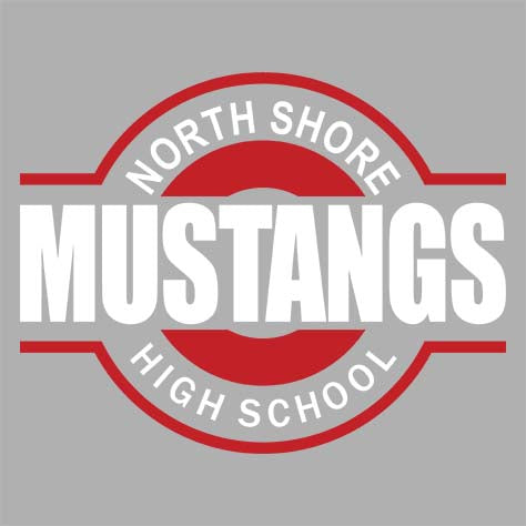 North Shore High School Sports Grey T-shirt 11