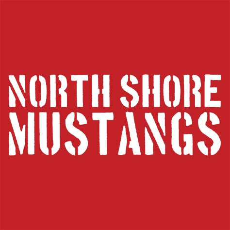 North Shore High School Red Unisex T-shirt 17