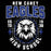 Close-up view of New Caney High School Eagles Unisex 3/4 sleeve Raglan T-shirt 224