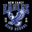 Close-up view of New Caney High School Eagles Unisex 3/4 sleeve Raglan T-shirt 213