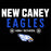 Close-up view of New Caney High School Eagles Black Classic Unisex T-shirt 003