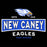 Close-up view of New Caney High School Eagles Black Classic Unisex T-shirt 202