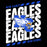 Close-up view of New Caney High School Eagles Black Classic Unisex T-shirt 223