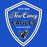 Close-up view of New Caney High School Eagles Royal Blue Classic Unisex T-shirt 225