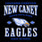 Close-up view of New Caney High School Eagles Black Classic Unisex T-shirt 230