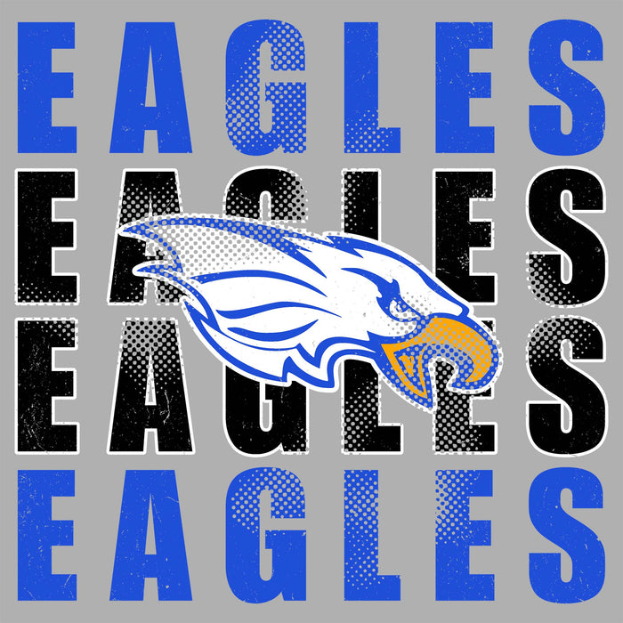 Close-up view of New Caney High School Eagles Women's Relaxed Fit T-shirt 233