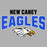 Close-up view of New Caney High School Eagles Women's Relaxed Fit T-shirt 234