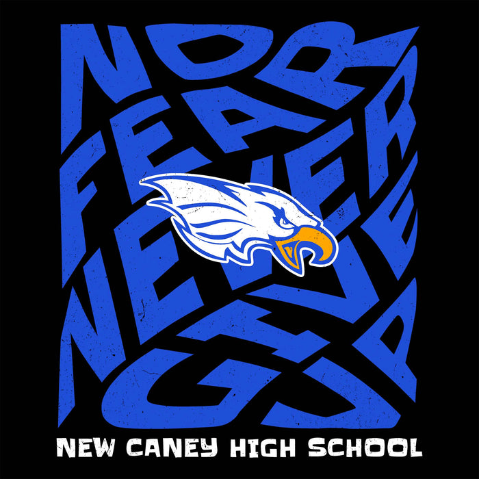 Close-up view of New Caney High School Eagles Women's Relaxed Fit T-shirt 236